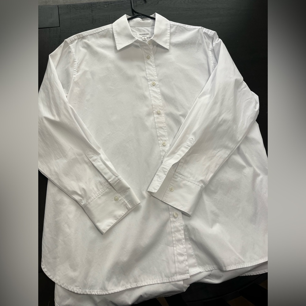 North Hudson Shirt Men's Size 2X Long Sleeve White Button Up Collared Cotton - Picture 10 of 10